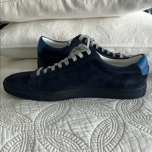 Oliver Cabell Low 1 Blue Suede Sneakers, size 12 mens - Picture 8 of 8